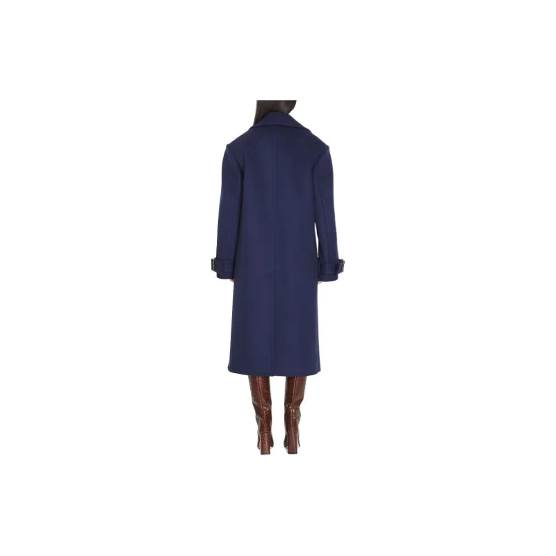 BALMAIN Double breasted Wool Coat-2