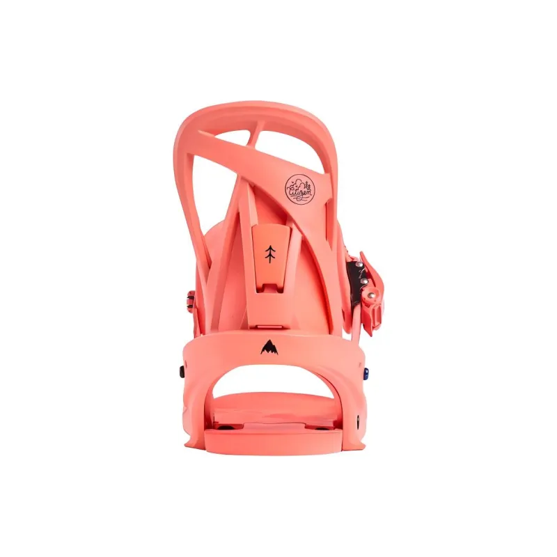 BURTON Women's Burton Citizen Re：Flex Snowboard Single Snowboard Ski Bindings Women's Pink-2
