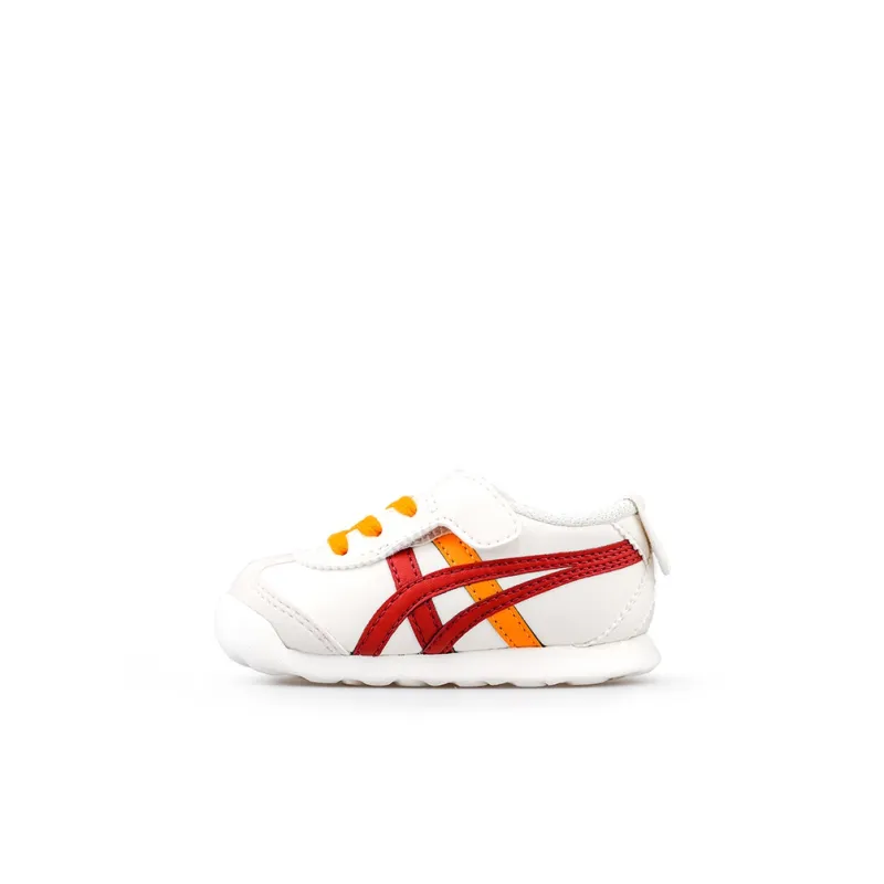 Onitsuka Tiger MEXICO 66 TS Breathable Low Top Sports Casual Shoes White Red Infant And Toddler-0