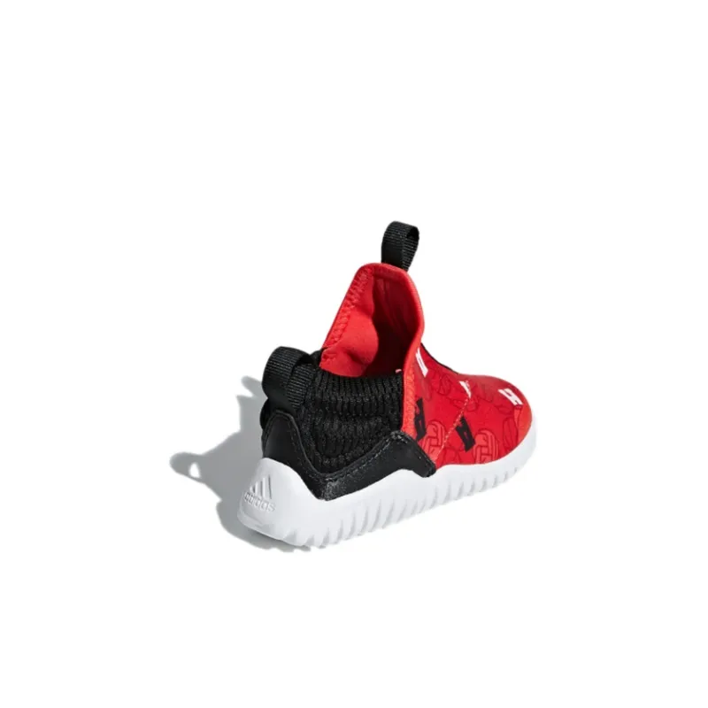Adidas Rapidazen I Low-Top Running Shoes Red Black Infant And Toddler-3