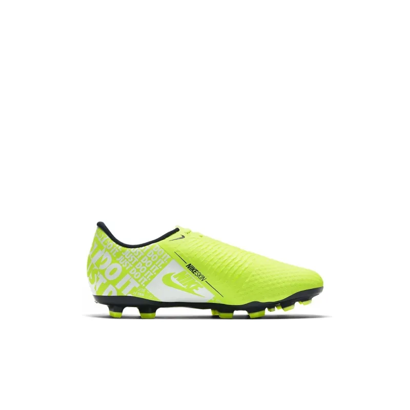 Nike Phantom Venom Slip-Resistant Cushioning Wear-Resistant Low-Top Soccer Shoes Green Black Kids'-1
