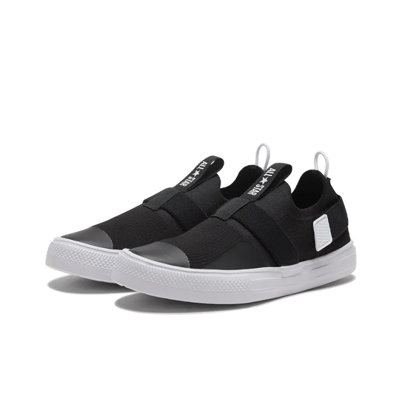 Converse Chuck Taylor All Star   Low Superplay Knit GS 'Black White'-2
