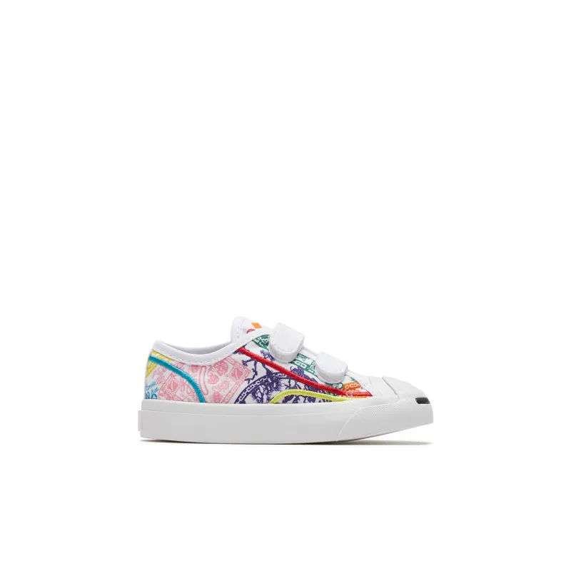 Converse Jack Purcell 2V Low-Top Toddler Shoes White Infant And Toddler-1