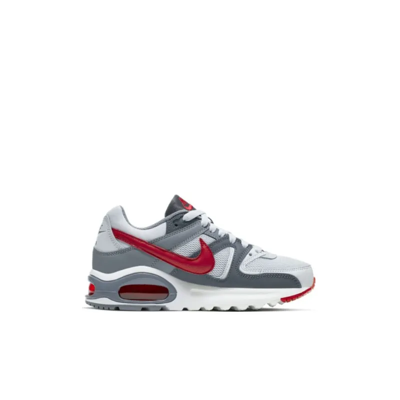 Nike Air Max Command Flex Low Top White/Grey/Red GS-1