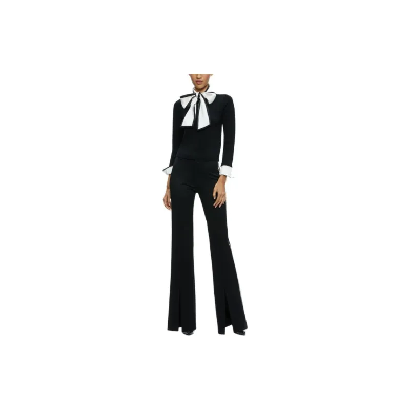 ALICE+OLIVIA Justina Pussy-bow Jumper-1