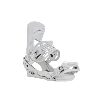 BURTON MISSIONRE FLEX Single Snowboard Ski Bindings Men's White
