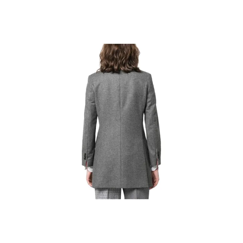 THOM BROWNE Buttoned Coat-3
