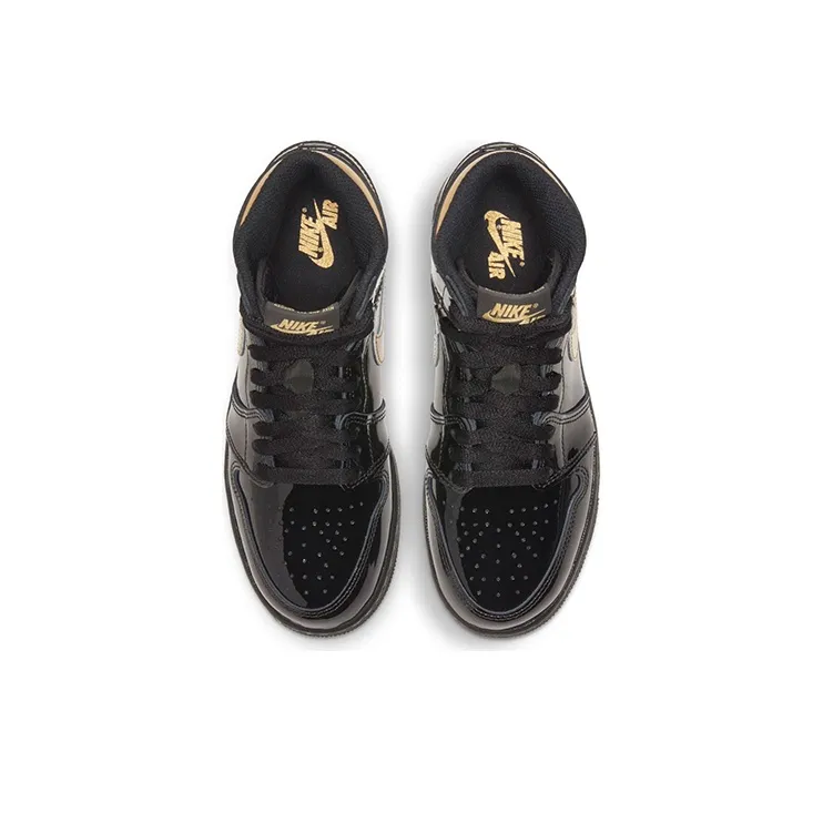 Air Jordan 1 Retro High OG Black Metallic Gold GS-3
