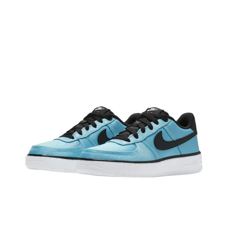 Nike Air Force 1 Lv8 Shift Anti Slip Wear Resistant Low Top Kids' Skateboarding Shoes Ice Blue Teenagers-2