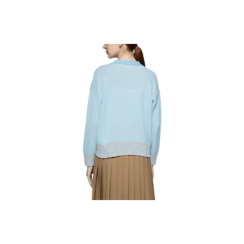MARNI Cashmere Sweaters Women's Light Blue-4
