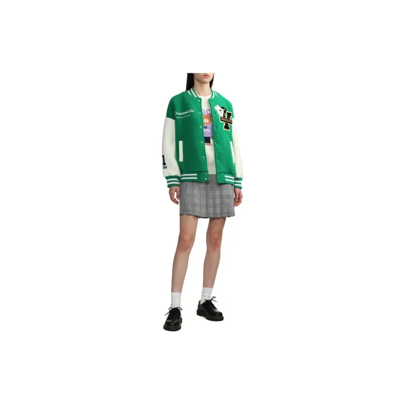 :CHOCOOLATE Bunny-motif Letterman Jacket-8