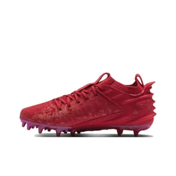 Under Armour Blur 2 AG Rubber Short Studs Anti Slip Wear Resistant Soccer Shoes Men's Red