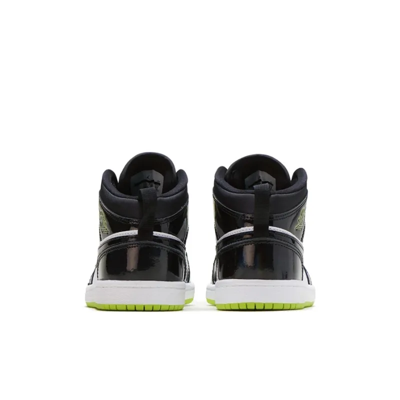 Jordan 1 Mid PS Black Cyber-3