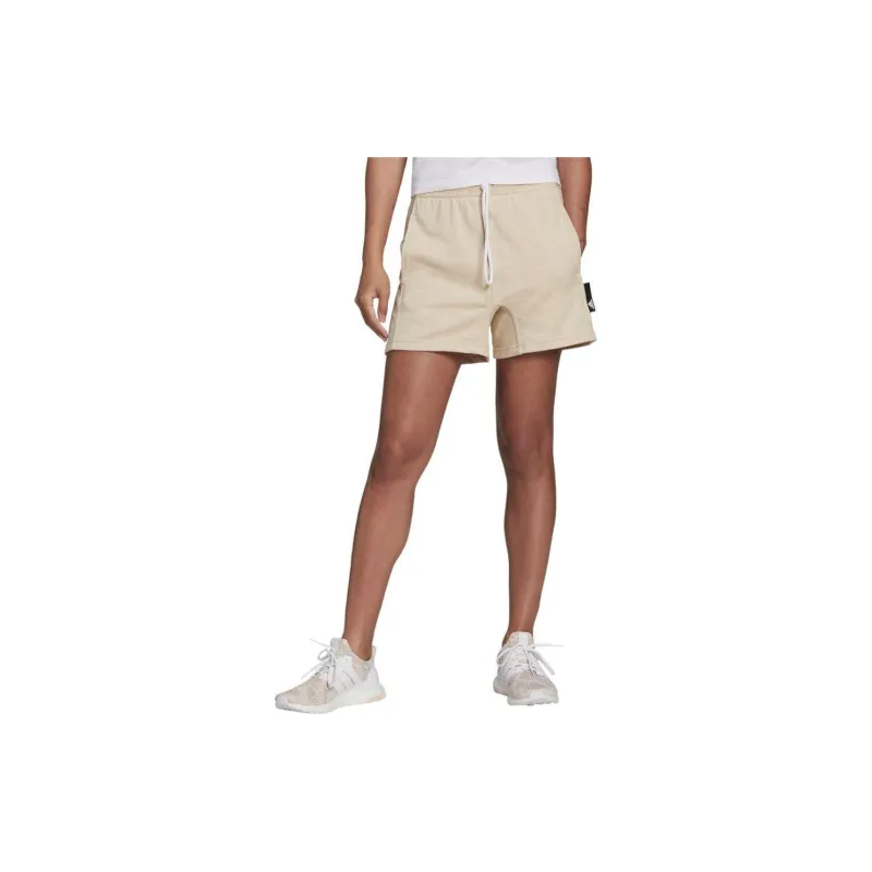 Adidas Women's Sportswear Studio Lounge Shorts Botanic Beige Mel-1