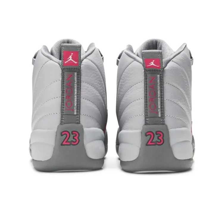 Jordan 12 Retro Wolf Grey Vivid Pink GS-2
