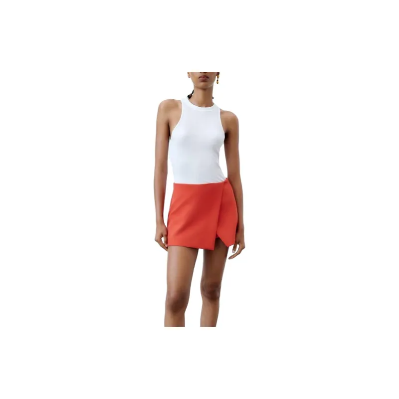 ZARA Casual Shorts Women's Coral-2