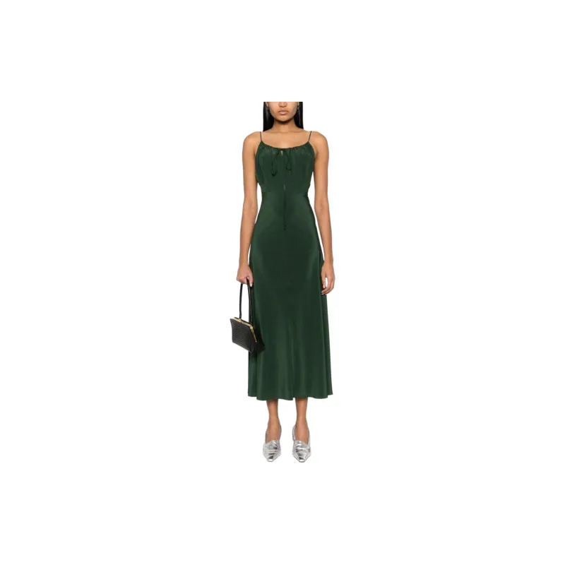 TOTEME Slip Dresses Women's Green-1