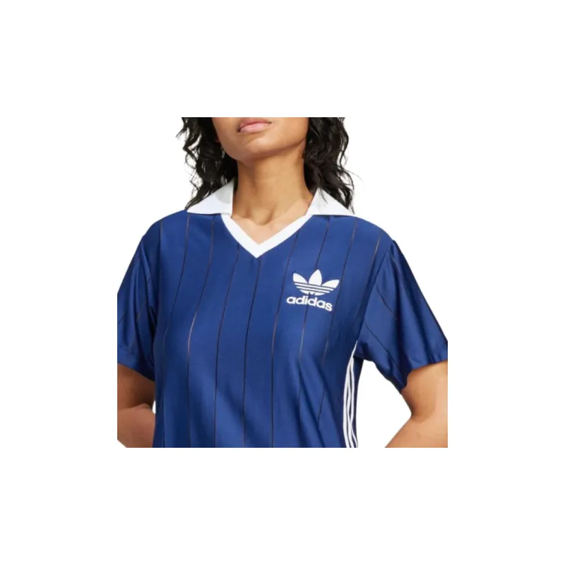 Adidas Originals Short Sleeved Dresses Women's Dark Blue-4