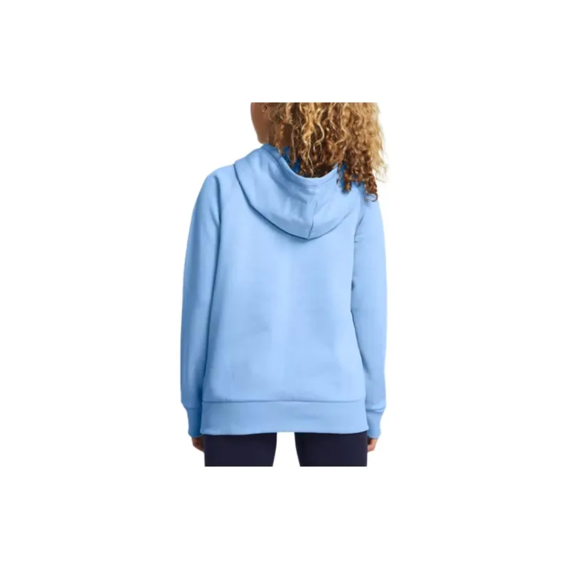 Under Armour Rival FleeceBig Logo UA Hoodie Sweatshirt Women's Horizon Blue-3