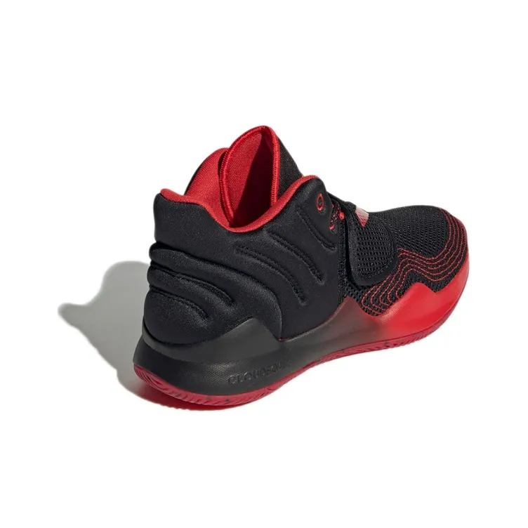 Adidas Deep Threat Cushioning, Wear Resistant Low Top Children's Basketball Shoes Teenagers-1