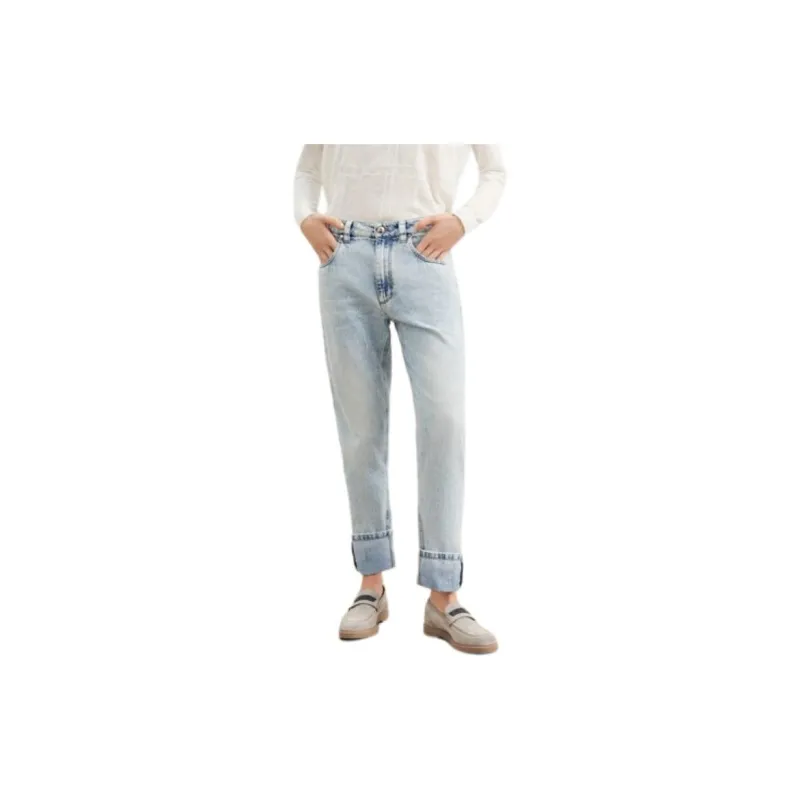 Brunello Cucinelli Roll Cuff Mid Rise Jeans-6