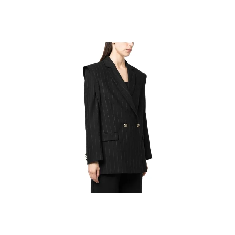 VERSACE JEANS COUTURE Double-breasted Notched-lapels Blazer-3