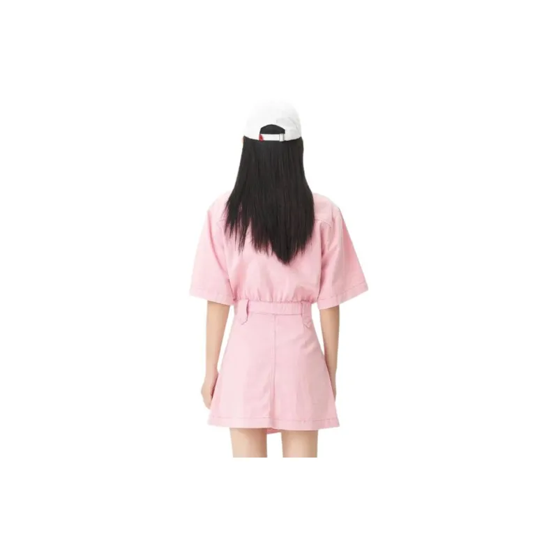 JESSYLINE Short Sleeved Dress Women's Light Pink-2