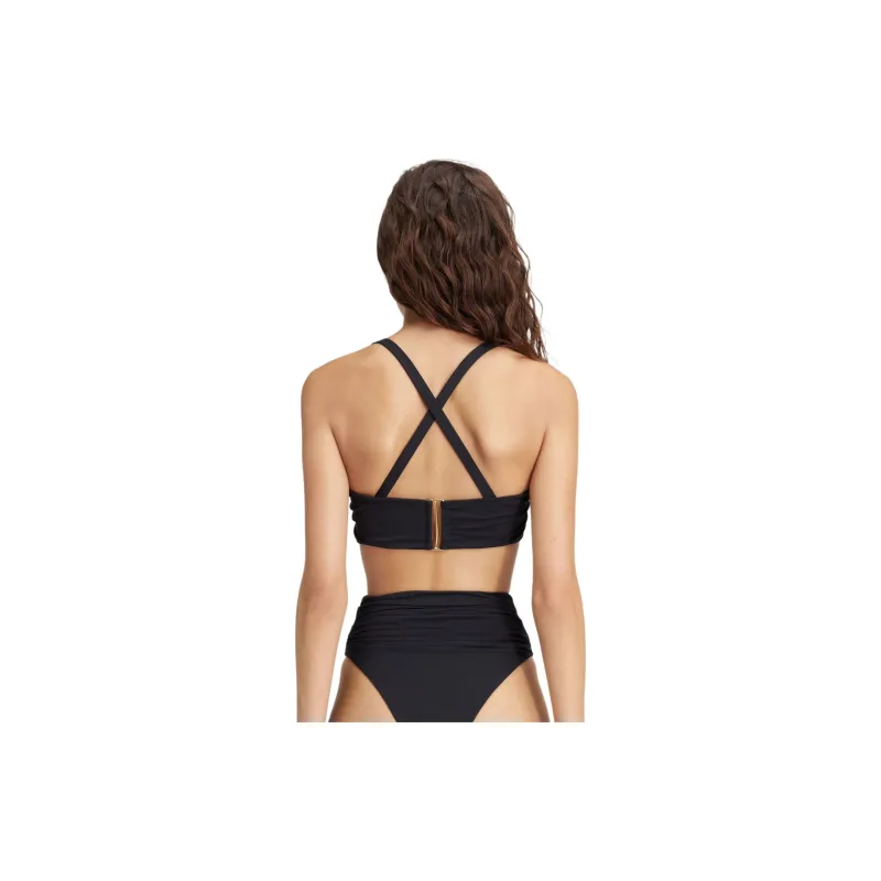 Jacquemus Cross-Back Draped Bikini Top-1
