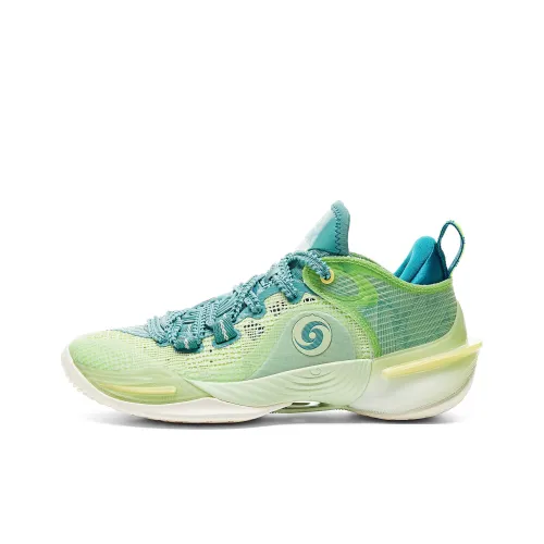 PEAK Basketball Shoes Women's Low-Top Pistachio Green/Shell Green