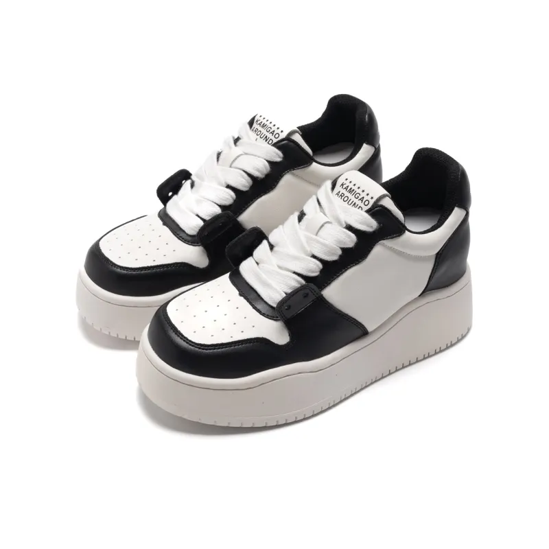 KODI Anti Slip And Wear Resistant Height Increasing Low Top Skateboard Shoes Women's-12