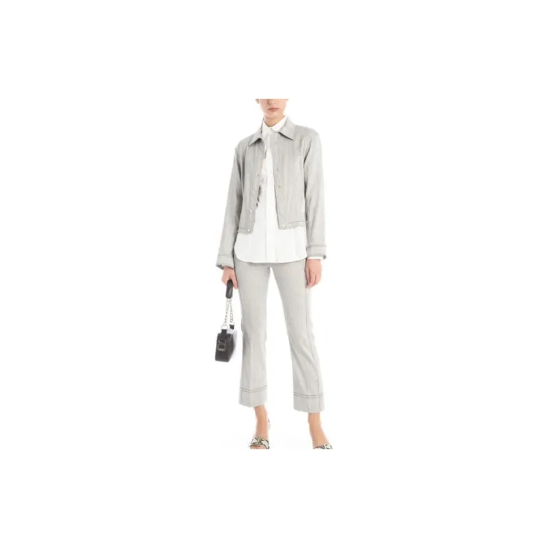 SportMax Denim Jackets Women's Gray-1