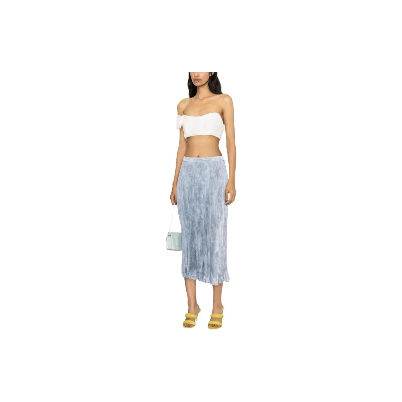 MICHAEL KORS SS24 Casual Long Skirts Women's Money Blue-4