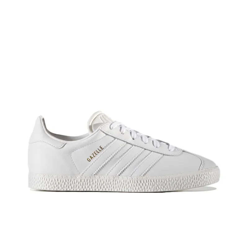 Adidas Gazelle J 'Triple White'-1