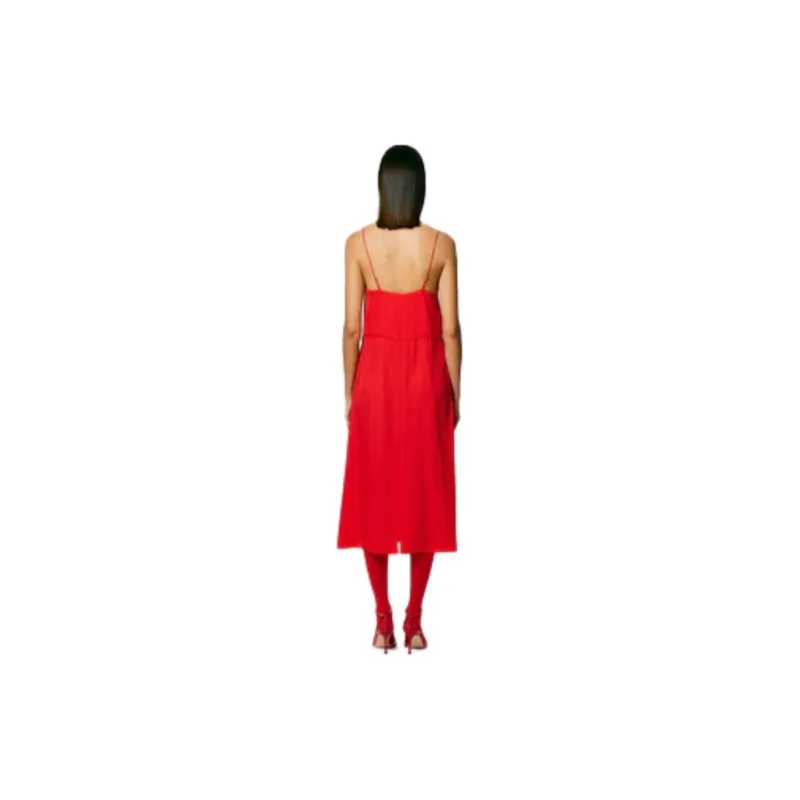 TIBI Slip Dresses Women's Red-1