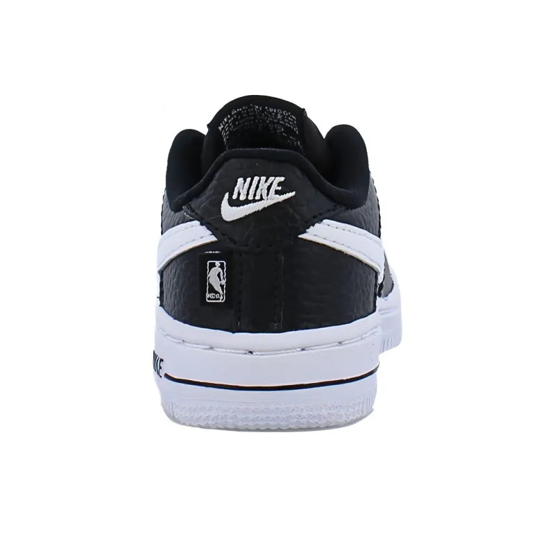Nike Air Force 1 Anti-Slip Wear-Resistant Low-Top Toddler Shoes Black White Infant And Toddler-4