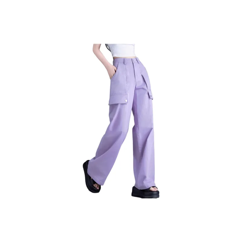 You Cow Me Pants Jeans Women's Stardust Purple-1
