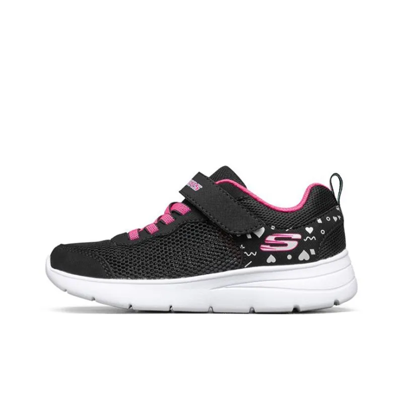 Skechers Great News Cushioning Anti-Slip And Wear-Resistant Low-Top Running Shoes Black Teenagers-0