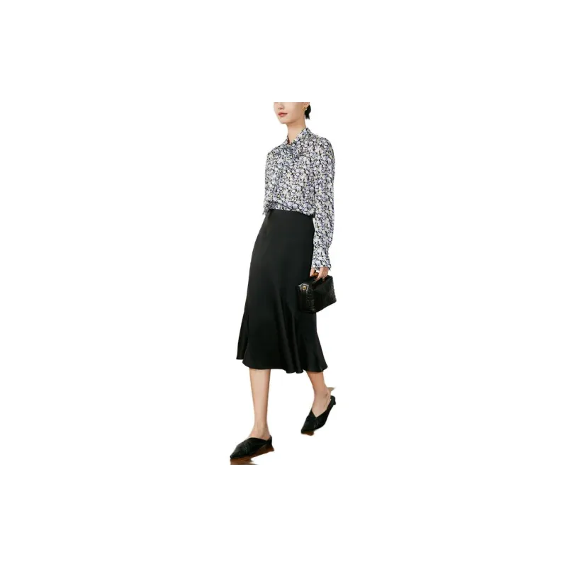 JZ. ANNAKRO Shirts Women's Pattern Light Purple-1