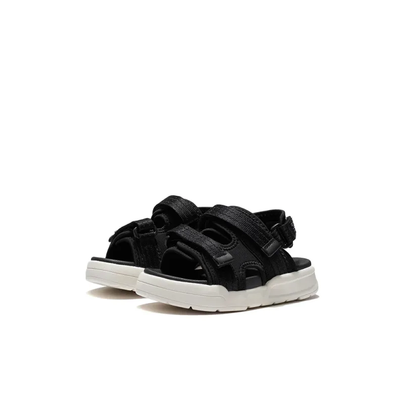 LINING YOUNG Sports Life Collection Breathable Children's Sandals Black Children Aged 3 7 Years Old-2