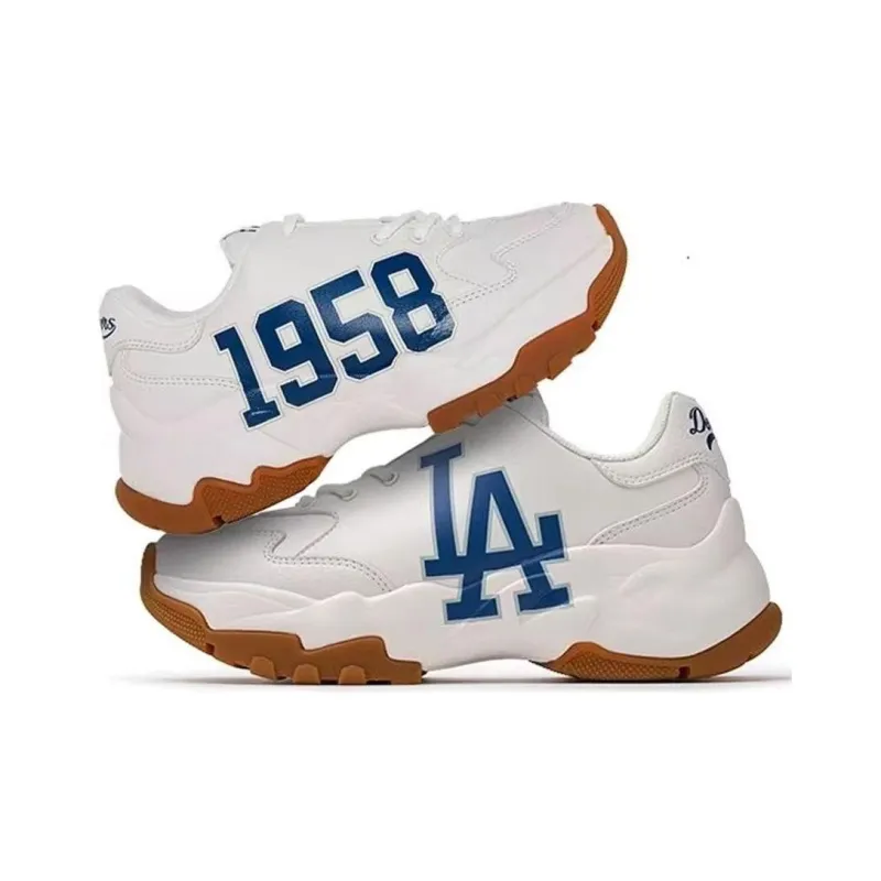 MLB Big Ball Chunky Low Top Chunky Sneakers Unisex Ecru-2