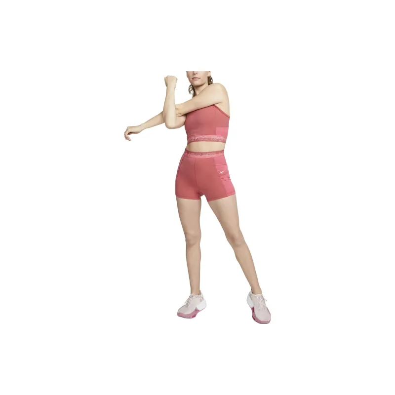 Nike Pro Women's High Waisted 3' Training Shorts With Pockets-1
