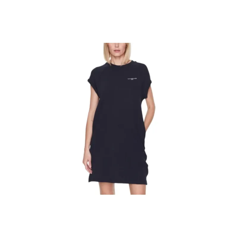 Tommy Hilfiger Short Sleeved Dress Women's Black-3