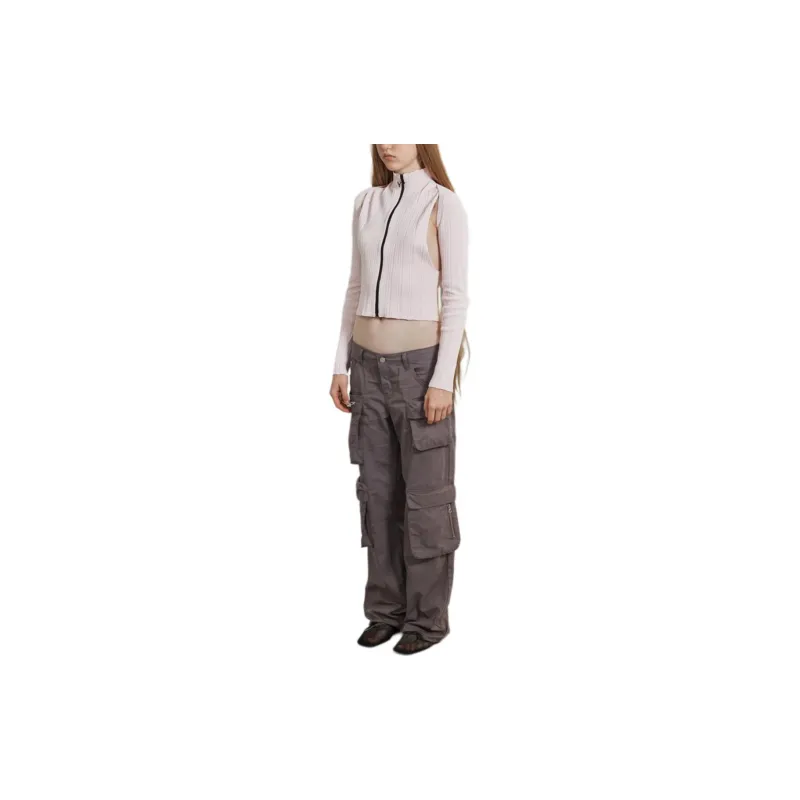 Open Yy PLEATED BOLERO CARDIGAN Knitwear Women's PIN/Pink-4