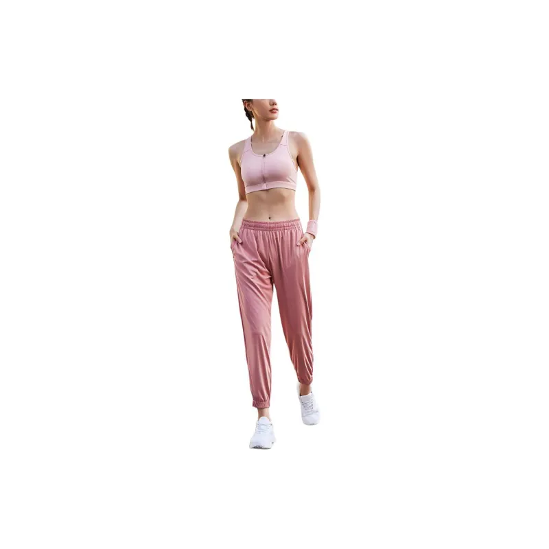 QIAODAN Sports Pants Women's Candy Pink-2