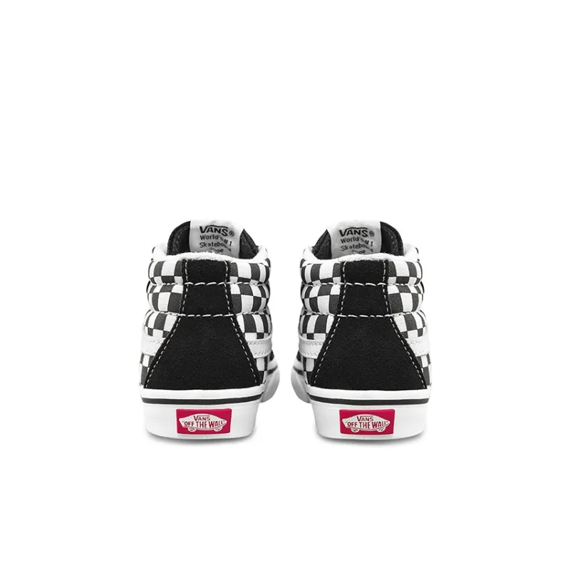 Vans Sk8  -Mid Reissue V Toddler 'Checkerboard - Black White'-4