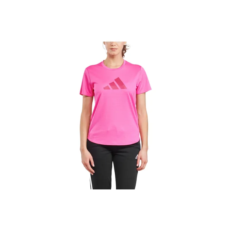 Adidas T-Shirts Women's Rose Red-1