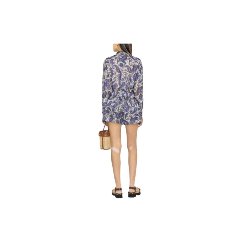 Zimmermann Paisley Print Drawstring Shorts-3