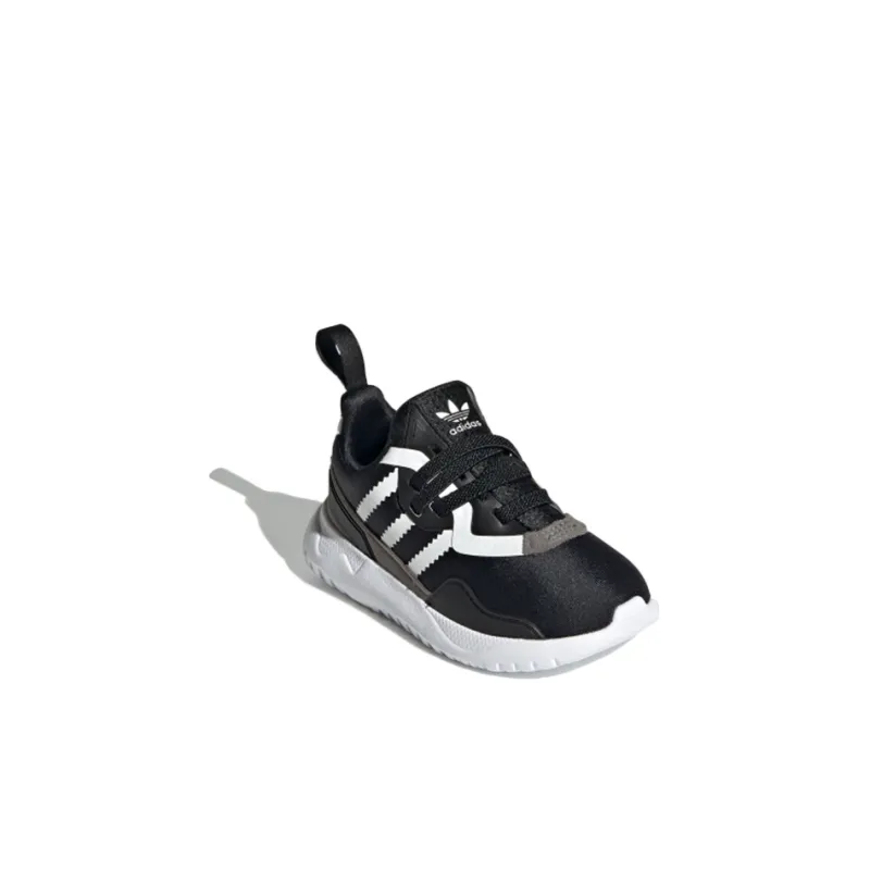 Adidas Originals Flex Collection Breathable Low Top Toddler Shoes Black White Gray Infant And Toddler-2