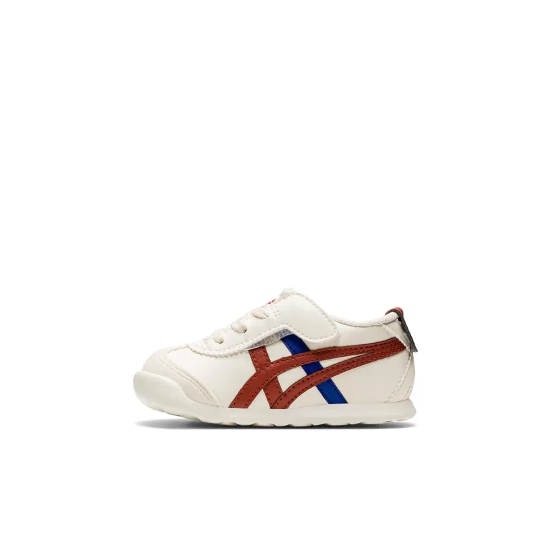 Onitsuka Tiger MEXICO 66 Low Top Sports Casual Shoes White Red Infant And Toddler-0