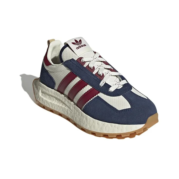 Adidas Originals J Abrasion Resistant Low Top Sports Casual Shoes Blue Red Teenagers-2